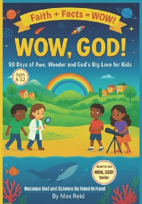 Wow, God!: 90 days of Awe, Wonder and God's Big Love for Kids by Max Reid
