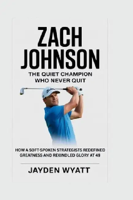 Zach Johnson: The Quiet Champion Who Never Quit: How a Soft-Spoken Strategist Redefined Greatness and Rekindled Glory at 49 by Jayden Wyatt