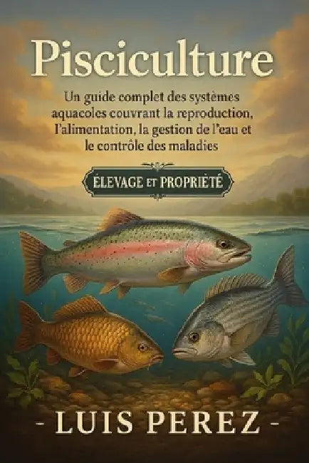Pisciculture: Un guide complet des systèmes aquacoles couvrant la reproduction, l'alimentation, la gestion de l'eau et le contrôle des maladies. by Luis Perez
