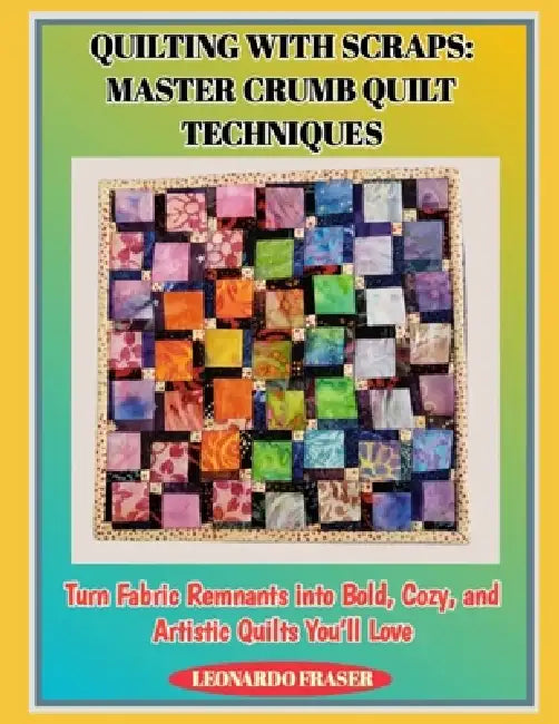 Quilting with Scraps: MASTER CRUMB QUILT TECHNIQUES : Turn Fabric Remnants into Bold, Cozy, and Artistic Quilts You'll Love by Leonardo Fraser
