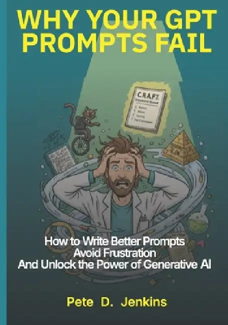 Why Your GPT Prompts Fail: How to Write Better Prompts, Avoid Frustration, and Unlock the Power of Generative AI by Pete D. Jenkins
