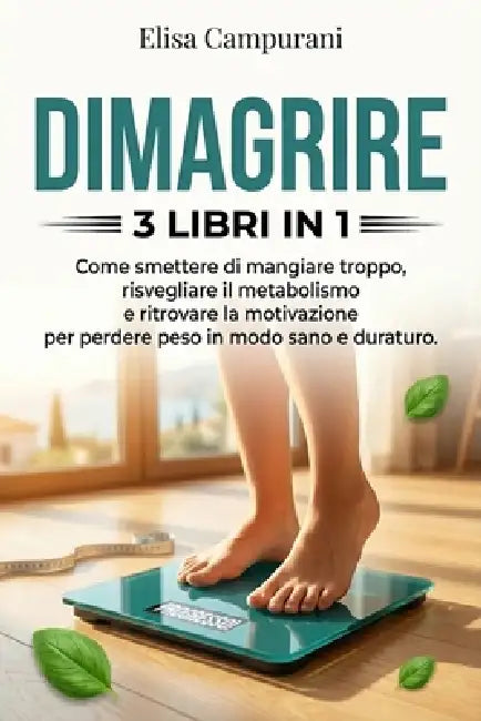 Dimagrire: 3 LIBRI IN 1: Come Perdere Peso in Modo Sano e Sostenibile: Riattiva il Metabolismo, Smetti di Mangiare Troppo e Mantieni la Motivazione Se by Elisa Campurani