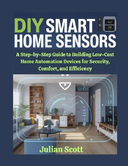 DIY Smart Home Sensors: A Step-by-Step Guide to Building Low-Cost Home Automation Devices for Security, Comfort, and Efficiency by Julian Scott