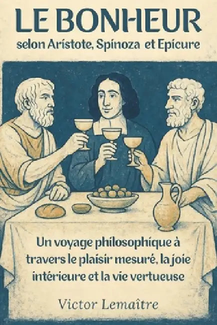 Le Bonheur selon Aristote, Spinoza et Epicure: Un voyage philosophique à travers le plaisir mesuré, la joie intérieure et la vie vertueuse by Victor Lemaître