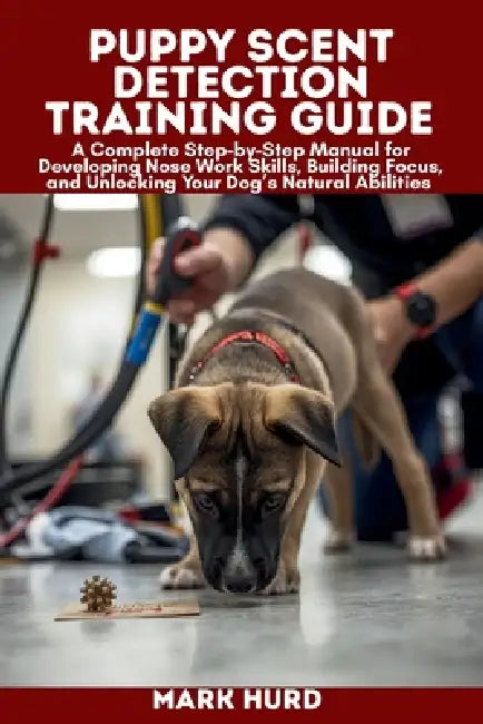 Puppy Scent Detection Training Guide: A Complete Step-by-Step Manual for Developing Nose Work Skills, Building Focus, and Unlocking Your Dog's Natural by Mark Hurd