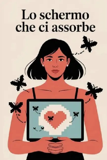 Lo schermo che ci assorbe: Come il cellulare crea dipendenza nelle persone compromettendo attenzione, creatività, focus e relazioni sociali. by Marinella Scozzar