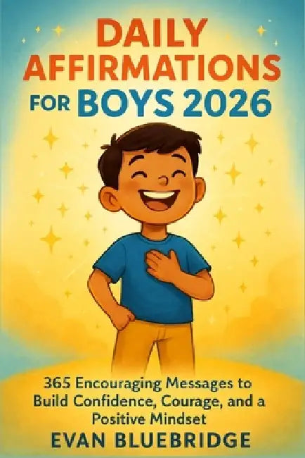 Daily Affirmations for Boys 2026: 365 Encouraging Messages to Build Confidence, Courage, and a Positive Mindset by Evan Bluebridge