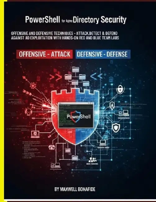 PowerShell for Active Directory Security: Offensive and Defensive Techniques: Attack, Detect, and Defend Against AD Exploitation with Hands-On Red and by Maxwell Bonafide