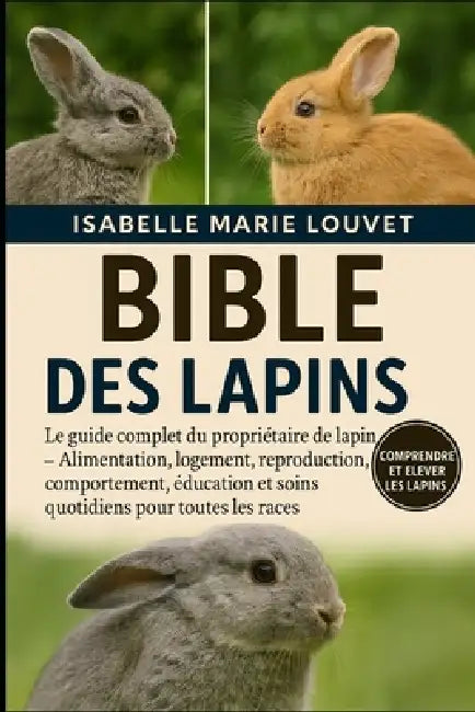 Bible Des Lapins: Le guide complet du propriétaire de lapin - Alimentation, logement, reproduction, comportement, éducation et soins quotidiens pour t by Isabelle Marie Louvet