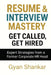 Resume & Interview Mastery, Ger Called, Get Hired by Gyan Shankar