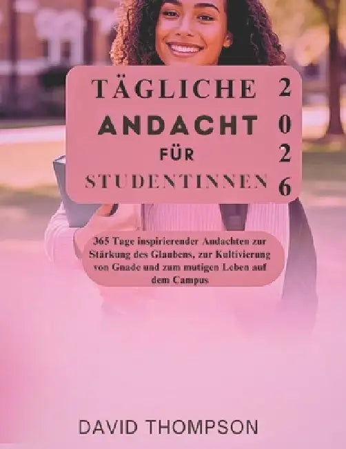 Tägliche Andacht Für Studentinnen: 365 Tage inspirierender Andachten zur Stärkung des Glaubens, zur Kultivierung von Gnade und zum mutigen Leben auf d by David Thompson