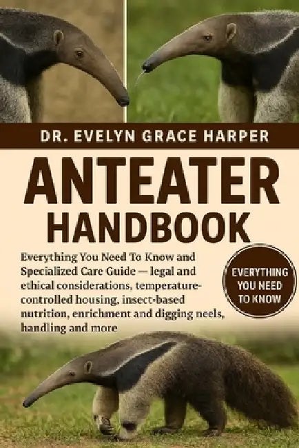 Anteater Handbook: Everything You Need To Know and Specialized Care Guide - legal and ethical considerations, temperature-controlled housing, insect-b by Evelyn Grace Harper