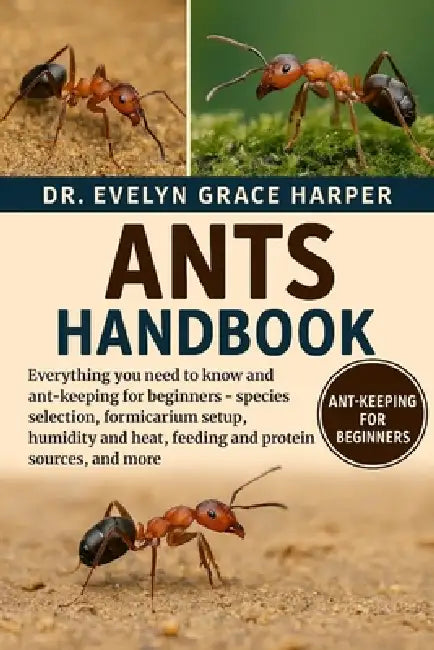 Ants Handbook: Everything You Need To Know and Ant-Keeping for Beginners - species selection, formicarium setup, humidity and heat, feeding and protei by Evelyn Grace Harper