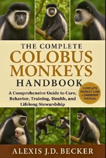 The Complete Colobus Monkeys Handbook: A Comprehensive Guide to Care, Behavior, Training, Health, and Lifelong Stewardship by Alexis J. D. Becker