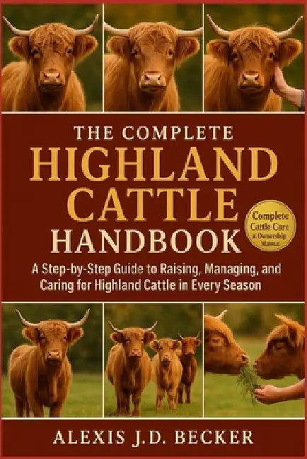 The Complete Highland Cattle Handbook: A Step-by-Step Guide to Raising, Managing, Breeding, and Caring for Highland Cattle in Every Season by Alexis J. D. Becker