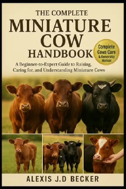 The Complete Miniature Cow Handbook: A Beginner-to-Expert Guide to Raising, Caring for, and Understanding Miniature Cows by Alexis J. D. Becker