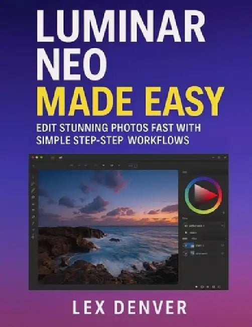 Luminar Neo Made Easy: Edit Stunning Photos Fast with Simple Step-by-Step Workflows by Lex Denver