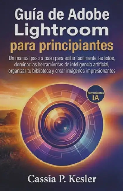 Guía de Adobe Lightroom para principiantes: Un manual paso a paso para editar fotos fácilmente, dominar las herramientas de IA, organizar tu bibliotec by Cassia P. Kesler, Cassia P. Kesler