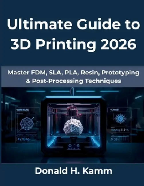 Ultimate Guide to 3D Printing 2026: Master FDM, SLA, PLA, Resin, Prototyping & Post-Processing Techniques by Donald H. Kamm
