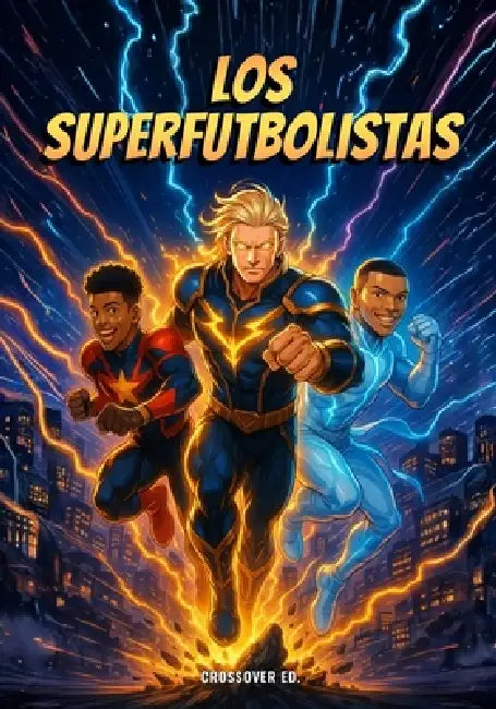Los Superfutbolistas: Un libro Ilustrado de jugadores convertidos en superhéroes: Historias de acción, superación y valores que inspiran a niños y jóv by Pequeños Creadores, David Márquez, Crossover Ed