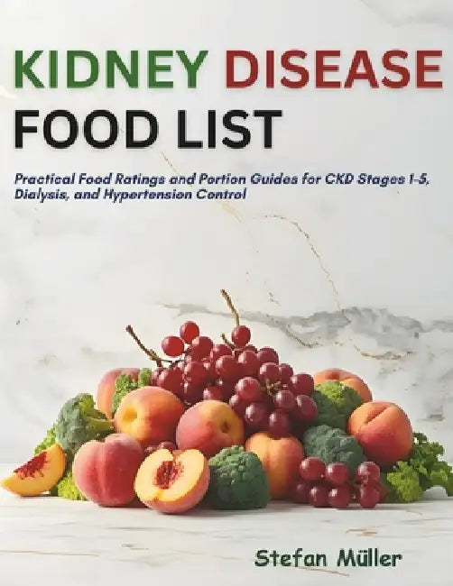 Kidney Disease Food List: Practical Food Ratings and Portion Guides for CKD Stages 1-5, Dialysis, and Hypertension Control by Stefan Müller