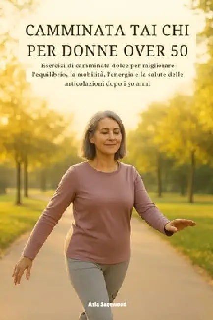 Camminata Tai CHI Per Donne Over 50: Esercizi di camminata dolce per migliorare l'equilibrio, la mobilità, l'energia e la salute delle articolazioni d by Aria Sagewood