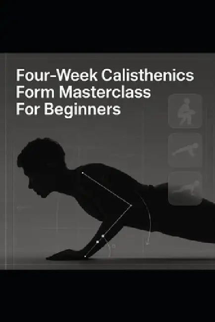 Four-Week Calisthenics Form Masterclass For Beginners: Master Perfect Push-Ups, Squats, Planks, And Rows In Four Weeks by Eltaher Mohamed