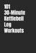 101 30-Minute Kettlebell Leg Workouts: Power, Stability and Endurance Through Smart Kettlebell Training by Erik Myers, Dominique Myers