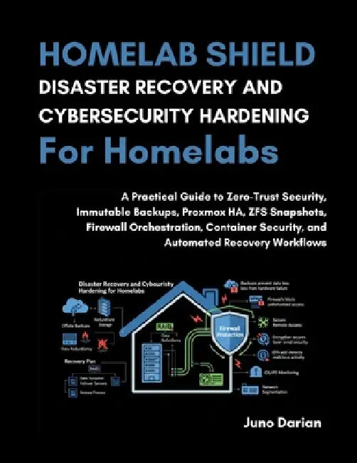 Homelab Shield: Disaster Recovery & Cybersecurity Hardening for Homelabs: A Practical Guide to Zero-Trust Security, Proxmox HA, Firewall Orchestration by Juno Darian