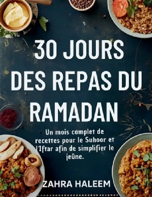 30 jours des repas du Ramadan: Un mois complet de recettes pour le Suhoor et l'Iftar afin de simplifier le jeûne. by Zahra Haleem