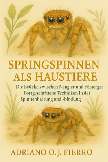 Springspinnen als Haustiere: Die Brücke zwischen Neugier und Fürsorge: Fortgeschrittene Techniken in der Spinnenhaltung und -bindung by Adriano O. J. Fierro