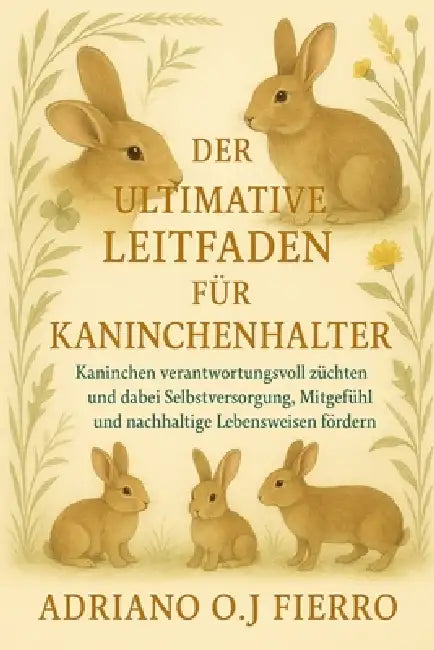 Der Ultimative Leitfaden Für Kaninchenhalter: Kaninchen verantwortungsvoll züchten und dabei Selbstversorgung, Mitgefühl und nachhaltige Lebensweisen by Adriano O. J. Fierro