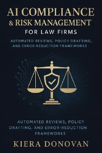 AI Compliance & Risk Management for Law Firms: Automated Reviews, Policy Drafting, and Error-Reduction Frameworks: A Comprehensive Guide by Danny Munrow, Kiera Donovan