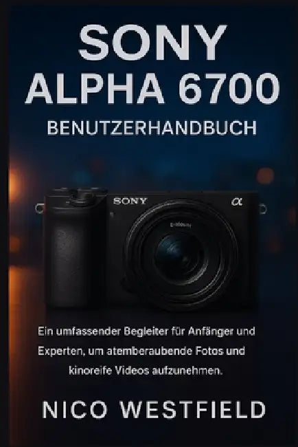 Sony Alpha 6700 Benutzerhandbuch: Ein umfassender Begleiter für Anfänger und Experten, um atemberaubende Fotos und kinoreife Videos aufzunehmen. by Nico Westfield