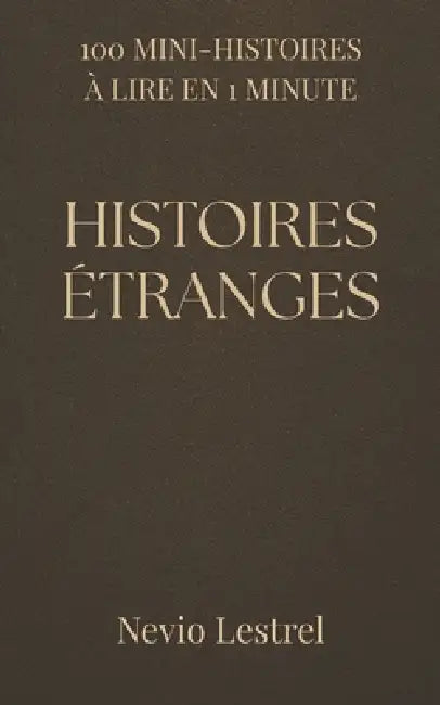 100 Mini-histoires à lire en 1 minute - Histoires étranges: Une minute pour entrer dans l'étrange. by Nevio Lestrel
