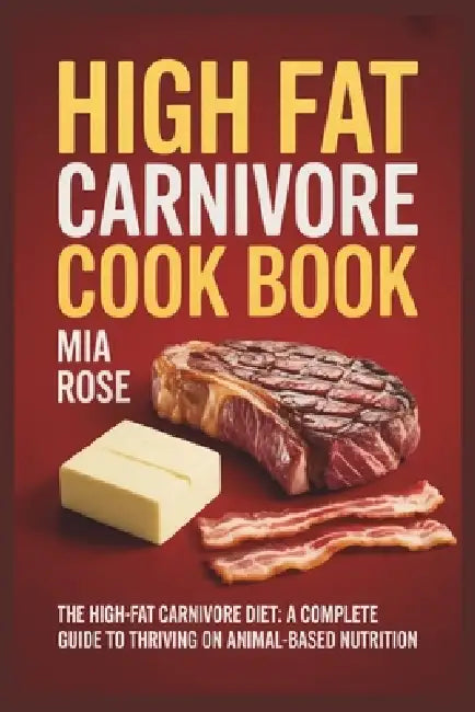 High Fat Carnivore Cook Book: The High-Fat Carnivore Diet: A Complete Guide to Thriving on Animal-Based Nutrition by Mia Rose