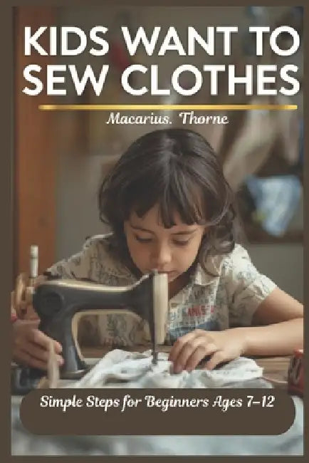 Kids Want to Sew Clothes: Simple Steps for Beginners Ages 7-12 by Macarius Thorne