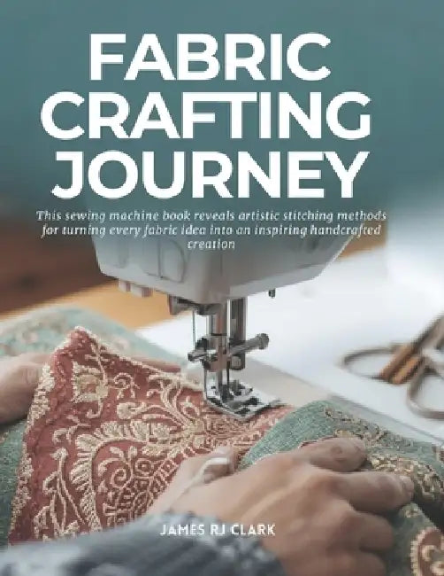 Fabric Crafting Journey: This sewing machine book reveals artistic stitching methods for turning every fabric idea into an inspiring handcrafted creat by James Rj Clark