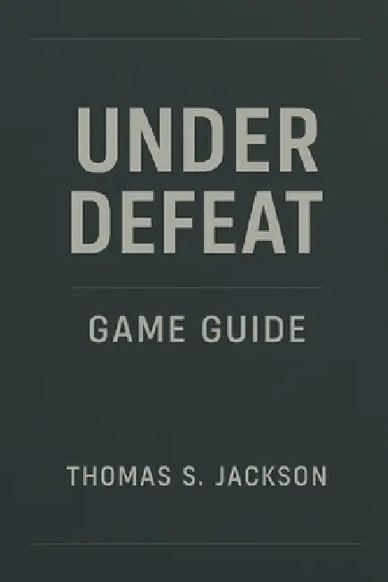 Under Defeat Game Guide: An expert level walkthrough designed to elevate skills and enhance gameplay performance by Thomas S. Jackson
