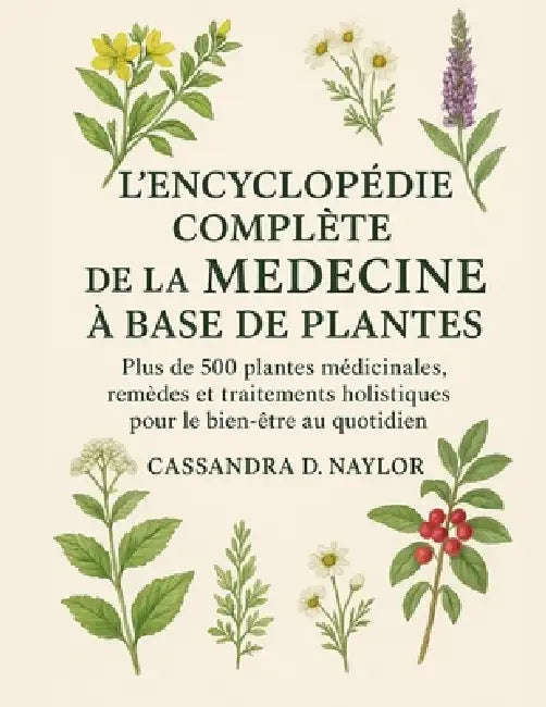 L'Encyclopédie Complète de la Médecine À Base de Plantes: Plus de 500 plantes médicinales, remèdes et traitements holistiques pour le bien-être au quo by Cassandra D. Naylor