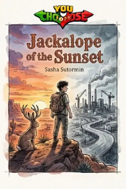 Jackalope of the Sunset: An interactive power to choose adventure where you say which way the story goes, as every choice and every artifact helps sha by Sasha Sutormin