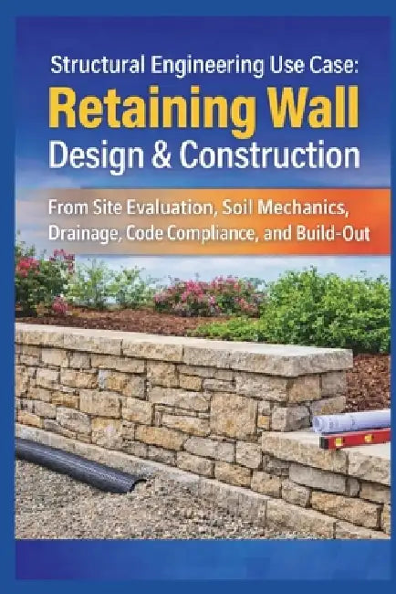 Structural Engineering Use Case: Retaining Wall Design & Construction: From Site Evaluation, Soil Mechanics, Drainage, Code Compliance, and Build-Out by Practicing Engineers Network