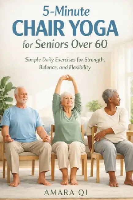 5-Minute Chair Yoga for Seniors Over 60: Simple Daily Exercises for Strength, Balance, and Flexibility by Amara Qi