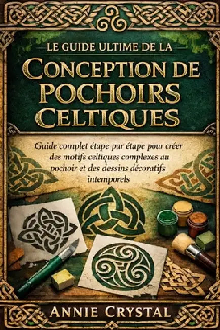 Le Guide Ultime de la Conception de Pochoirs Celtiques: Guide complet étape par étape pour créer des motifs celtiques complexes au pochoir et des dess by Annie Crystal