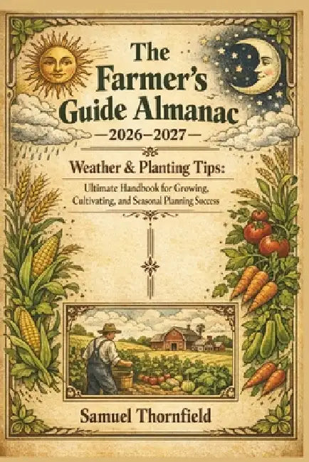 The Farmer's Guide Almanac 2026-2027 Weather & Planting Tips: Ultimate Handbook for Growing, Cultivating, and Seasonal Planning Success by Samuel Thornfield