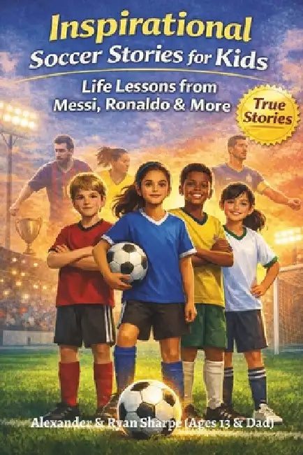 Inspirational Soccer Stories For Kids: What Messi, Ronaldo, Zlatan and 10 Other Stars Taught Me by Ryan Sharpe, Alexander Sharpe