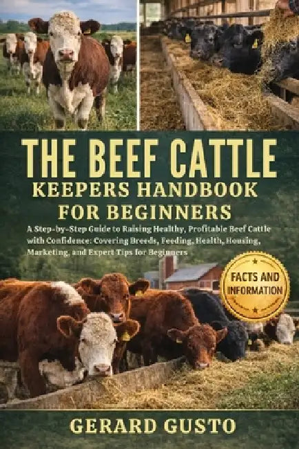 The Beef Cattle Keepers Handbook for Beginners: A Step-by-Step Guide to Raising Healthy, Profitable Beef Cattle with Confidence: Covering Breeds, Feed by Gerard Gusto