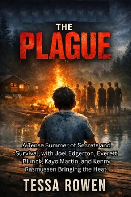 The Plague: A Tense Summer of Secrets and Survival, with Joel Edgerton, Everett Blunck, Kayo Martin, and Kenny Rasmussen Bringing the Heat. by Tessa Rowen