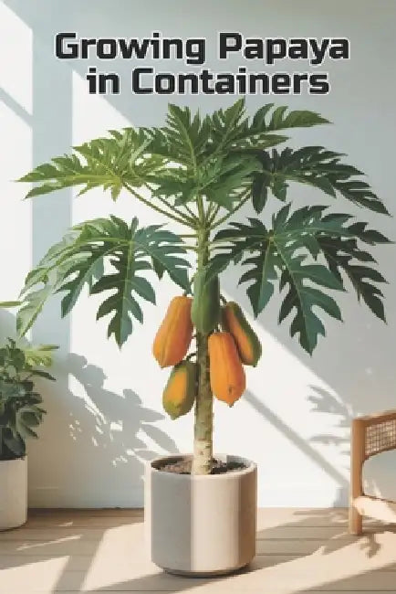 Growing Papaya in Containers: A complete step-by-step guide to growing papaya for home and apartment: from planting to harvesting (fruits) by Svitana