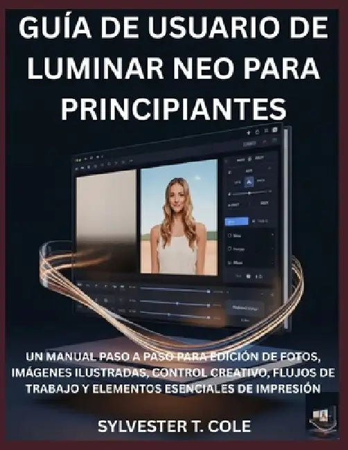 Guía de Usuario de Luminar Neo Para Principiantes: Un Manual Paso a Paso Para Edición de Fotos, Imágenes Ilustradas, Control Creativo, Flujos de Traba by Sylvester T. Cole
